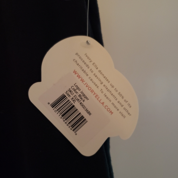 New Ivory Ella black jogging pants - Picture 2 of 2